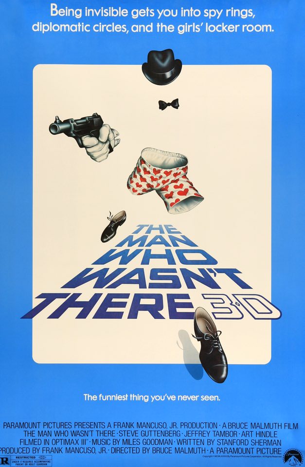 Man Who Wasn't There (1983) original movie poster for sale at Original Film Art - Vintage Movie Posters