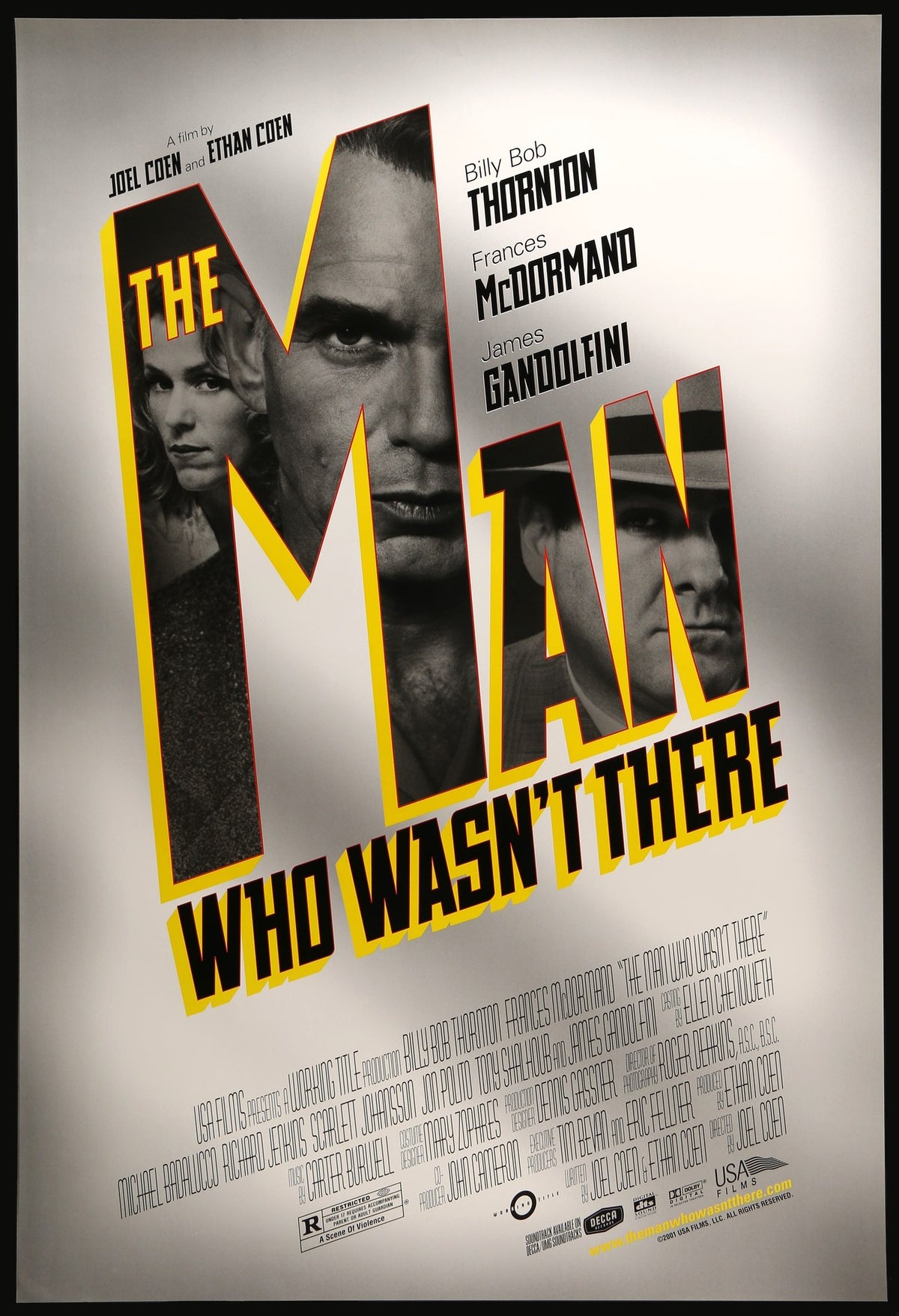 Man Who Wasn&#39;t There (2001) original movie poster for sale at Original Film Art - Vintage Movie Posters