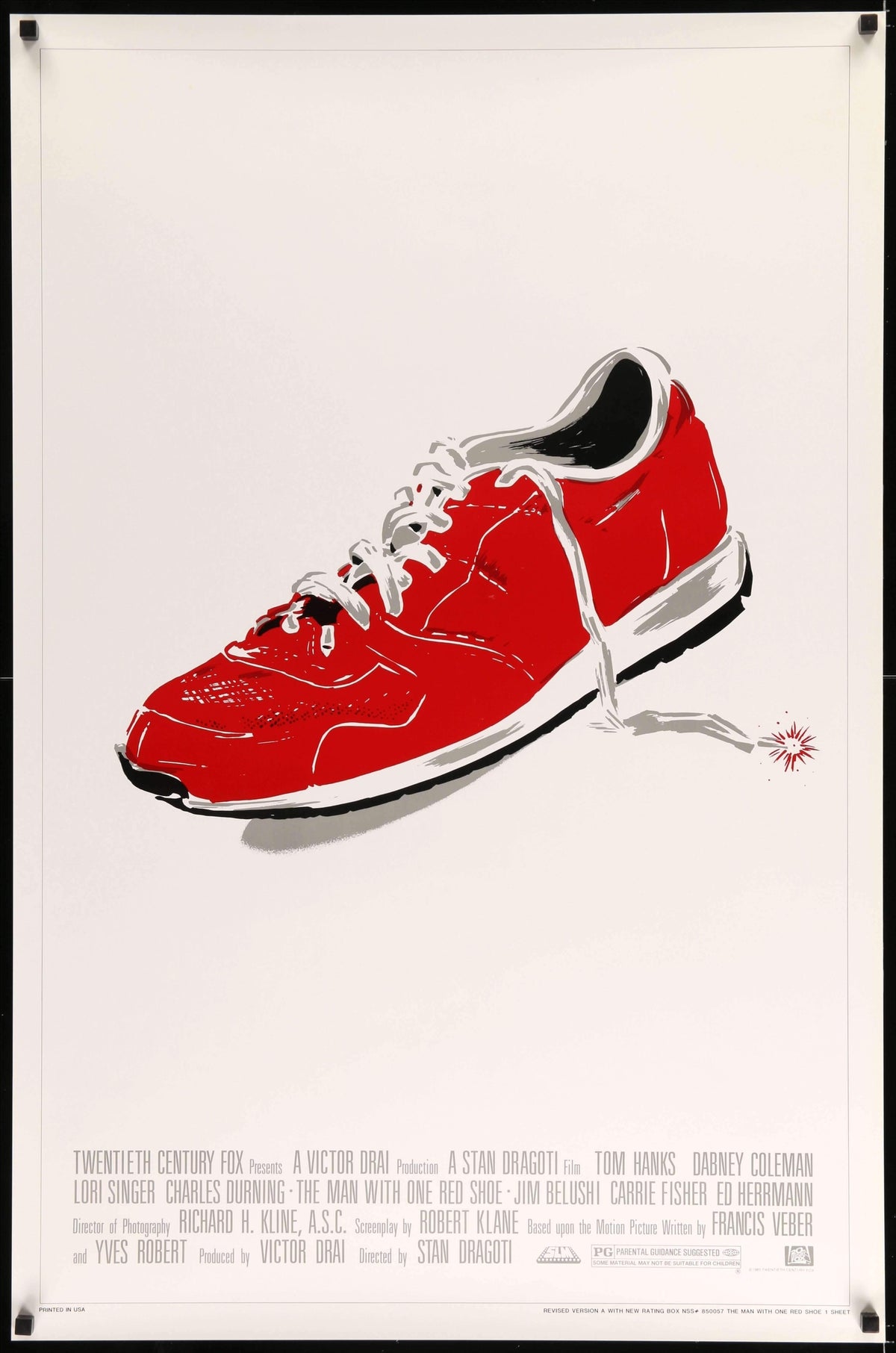 Man With One Red Shoe (1985) original movie poster for sale at Original Film Art