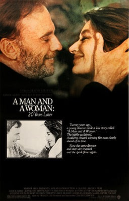 Man and a Woman, 20 Years Later (1986) original movie poster for sale at Original Film Art - Vintage Movie Posters