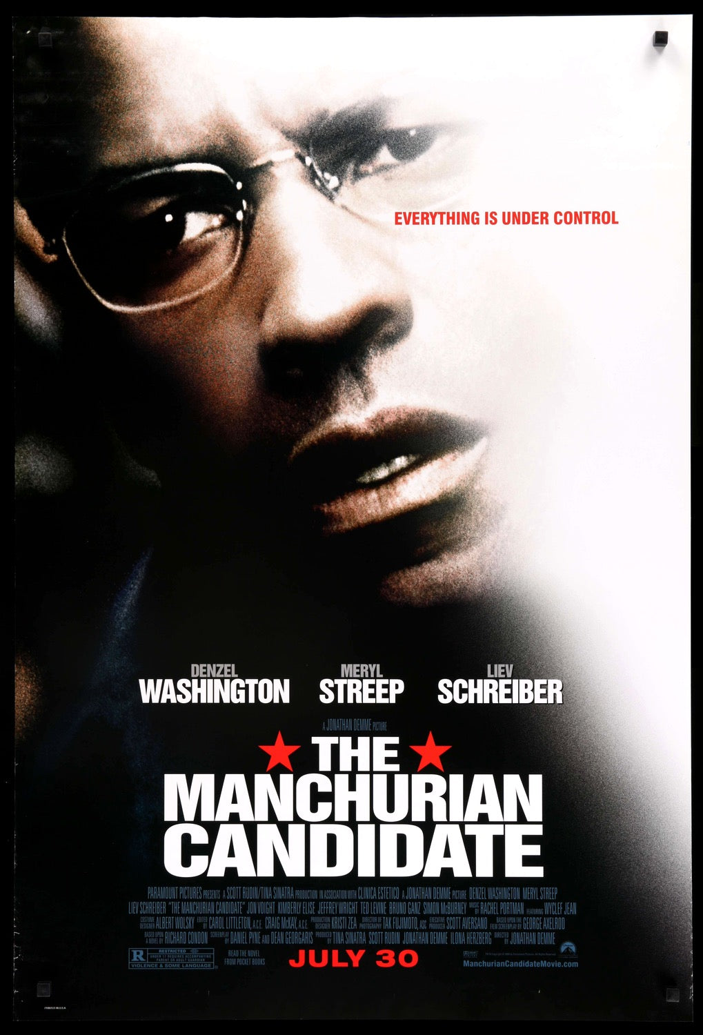 Manchurian Candidate (2004) original movie poster for sale at Original Film Art