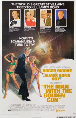 Man with the Golden Gun (1974) original movie poster for sale at Original Film Art - Vintage Movie Posters