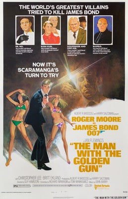 Man with the Golden Gun (1974) original movie poster for sale at Original Film Art