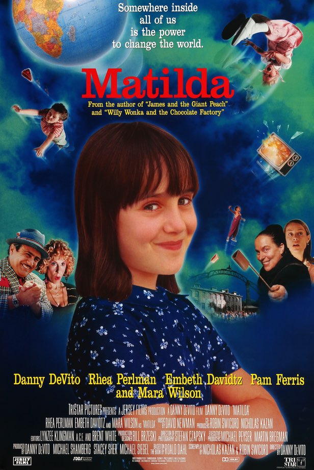Matilda (1996) original movie poster for sale at Original Film Art - Vintage Movie Posters