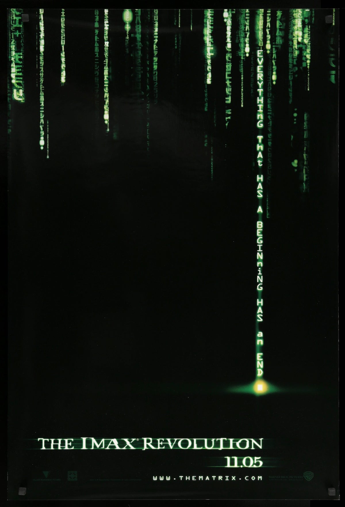 Matrix Revolutions (2003) original movie poster for sale at Original Film Art - Vintage Movie Posters