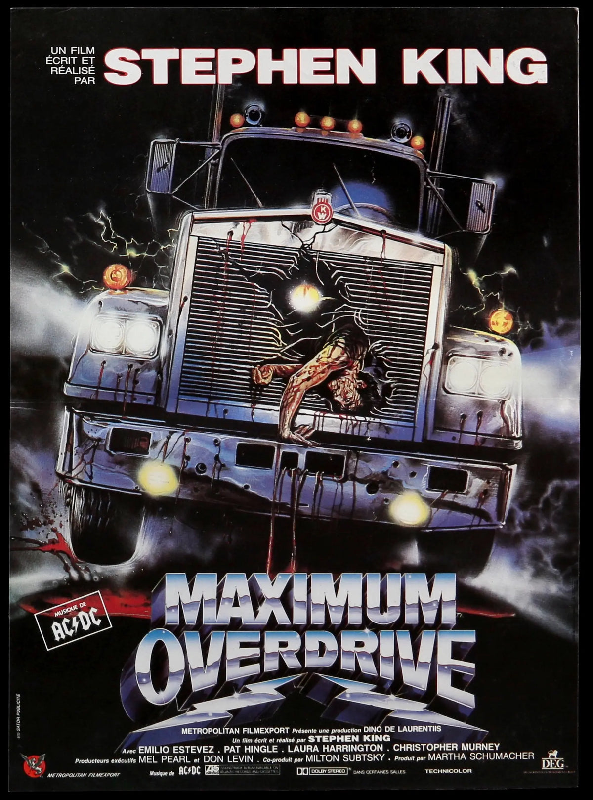 Maximum Overdrive (1986) original movie poster for sale at Original Film Art - Vintage Movie Posters