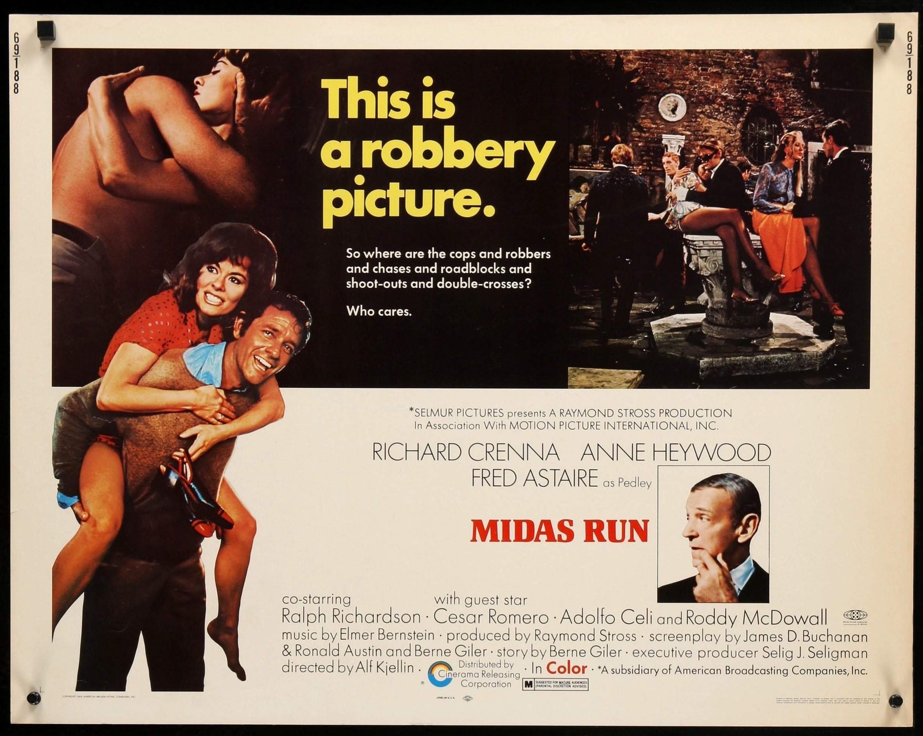 Midas Running Midas Run (1969) Original Half-Sheet Movie Poster - Original Film Art ...