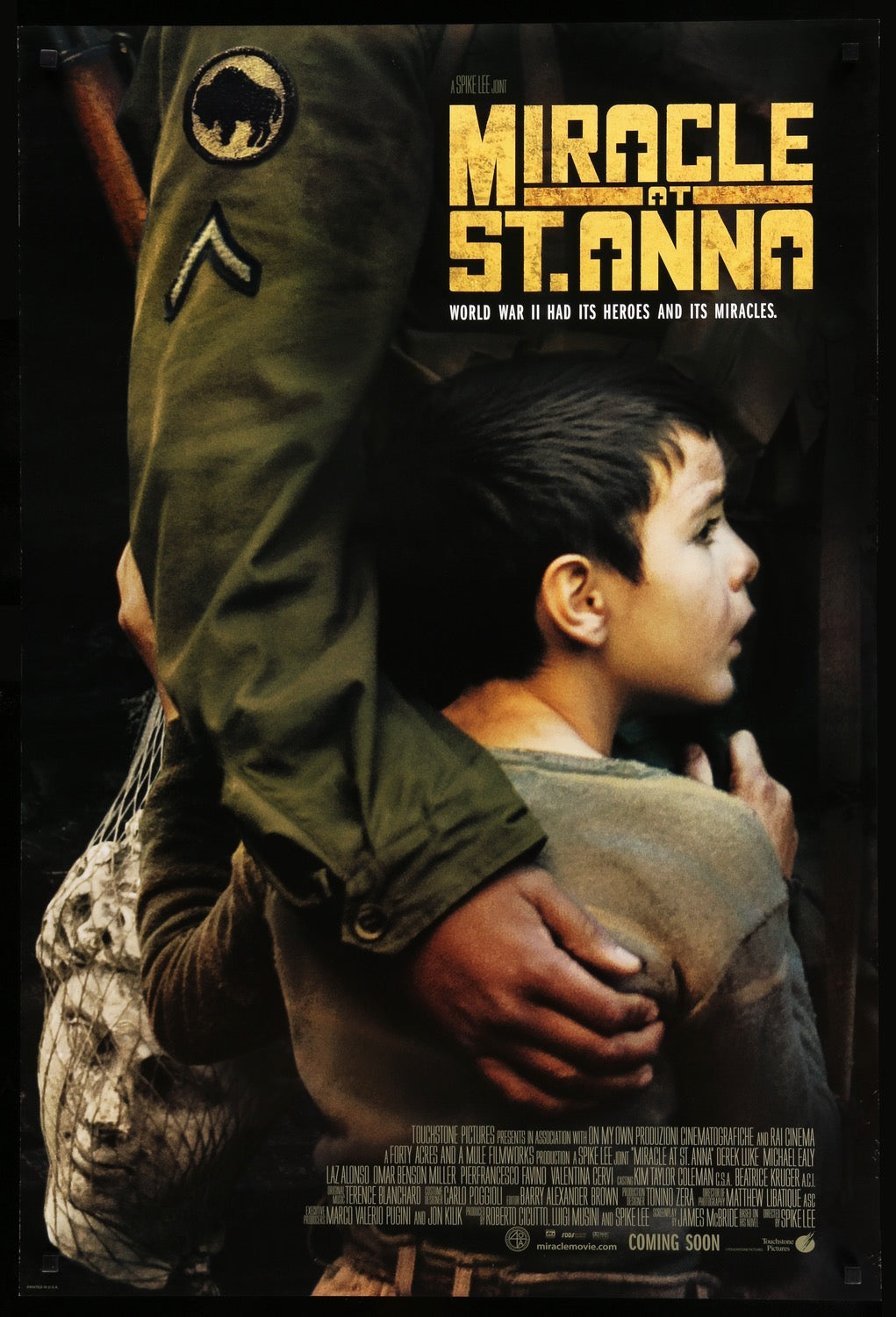 Miracle at St. Anna (2008) original movie poster for sale at Original Film Art - Vintage Movie Posters