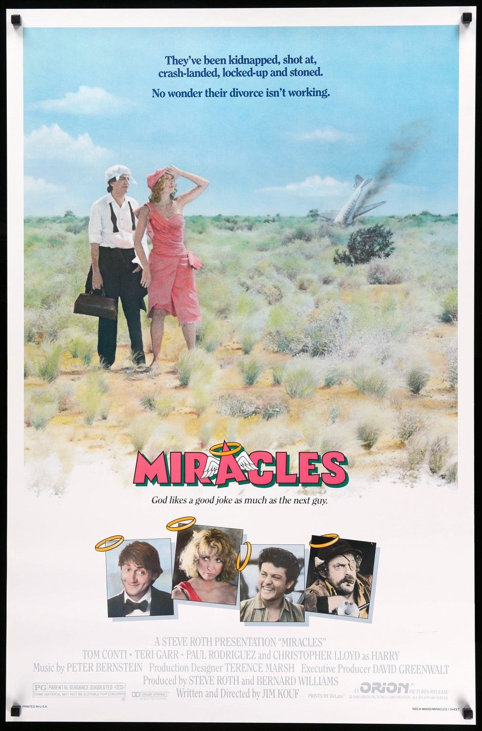 Miracles (1986) original movie poster for sale at Original Film Art - Vintage Movie Posters