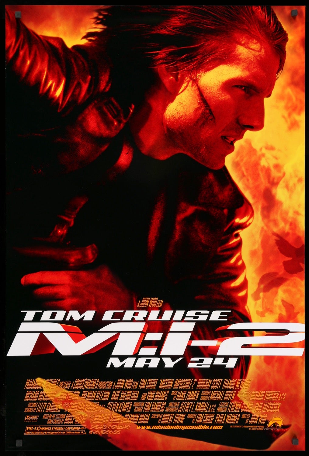 Mission Impossible 2 (2000) original movie poster for sale at Original Film Art - Vintage Movie Posters
