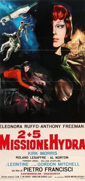 2+5: Missione Hydra (1966) original movie poster for sale at Original Film Art - Vintage Movie Posters