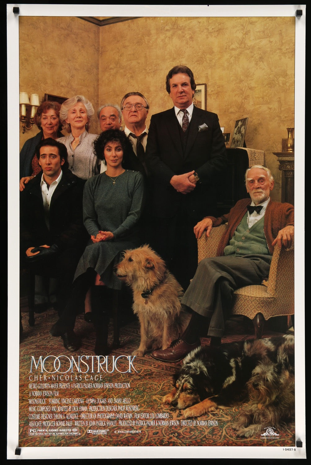 Moonstruck (1987) original movie poster for sale at Original Film Art - Vintage Movie Posters
