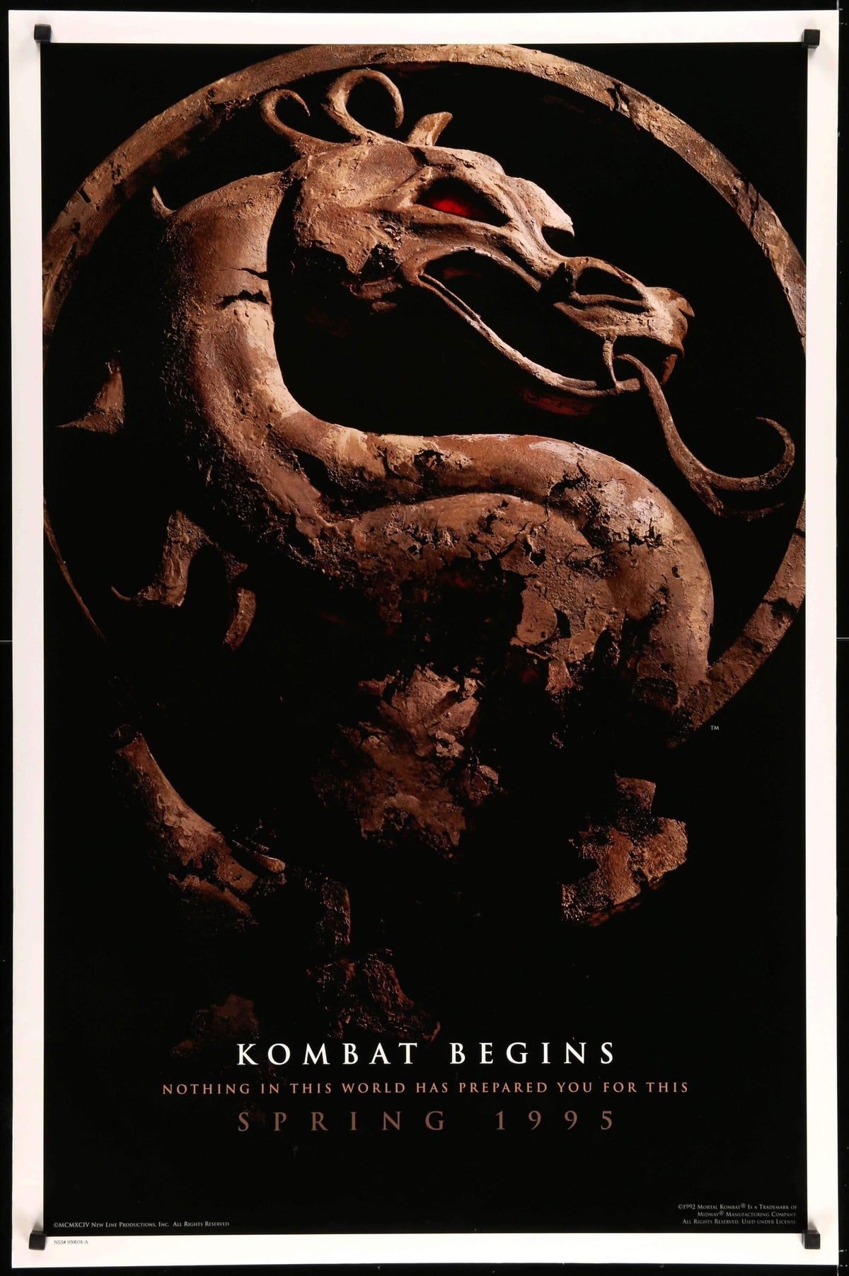 Mortal Kombat (1995) original movie poster for sale at Original Film Art - Vintage Movie Posters