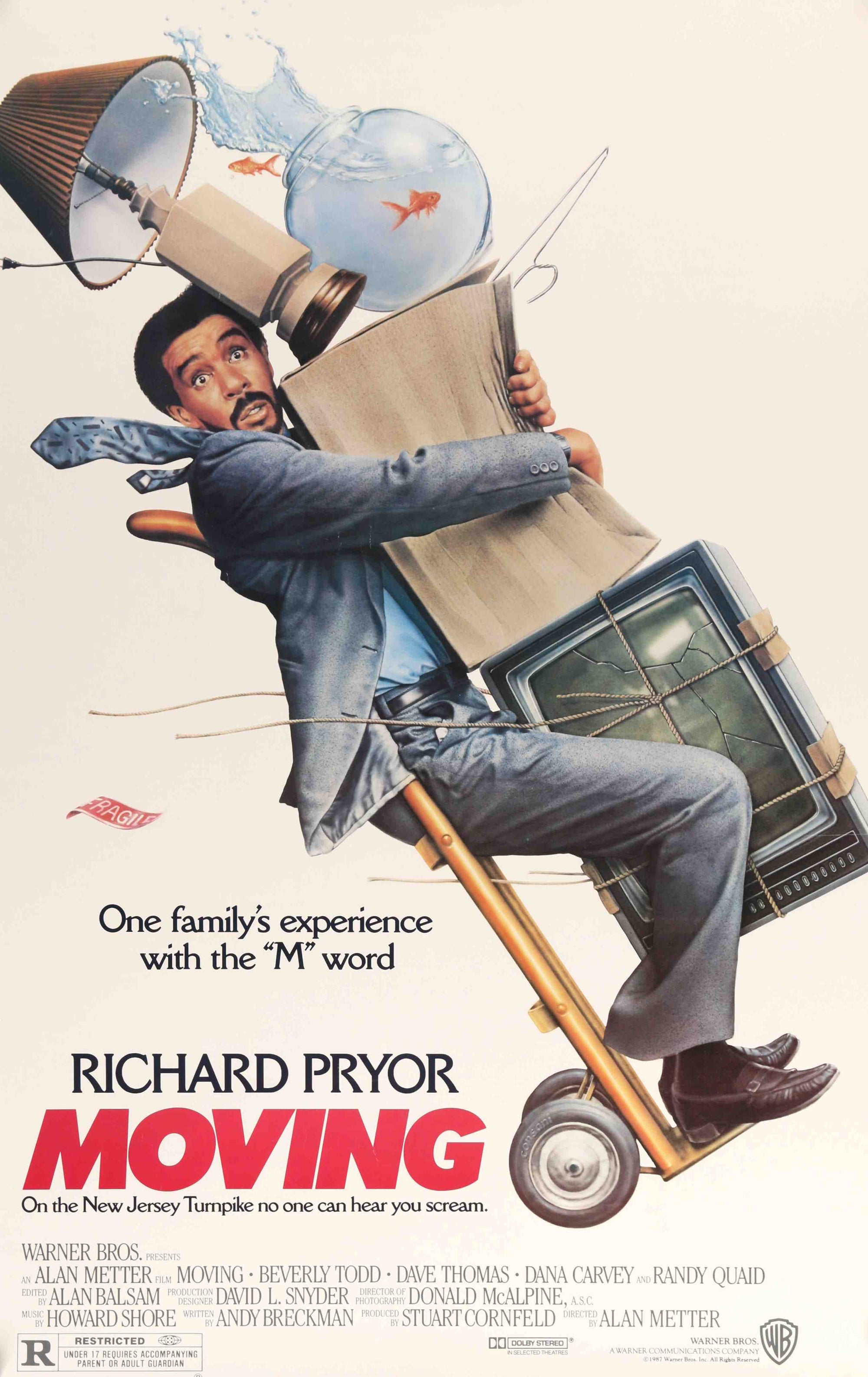 Moving (1987) original movie poster for sale at Original Film Art - Vintage Movie Posters