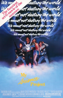 My Science Project (1985) original movie poster for sale at Original Film Art - Vintage Movie Posters
