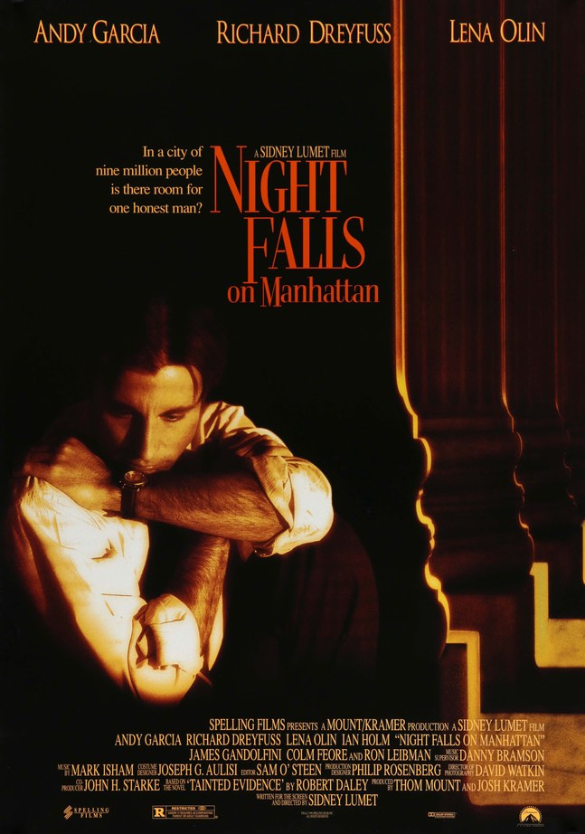 Night Falls on Manhattan (1996) original movie poster for sale at Original Film Art - Vintage Movie Posters