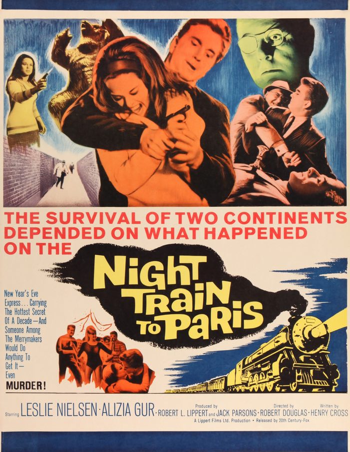 Night Train to Paris (1964) original movie poster for sale at Original Film Art - Vintage Movie Posters
