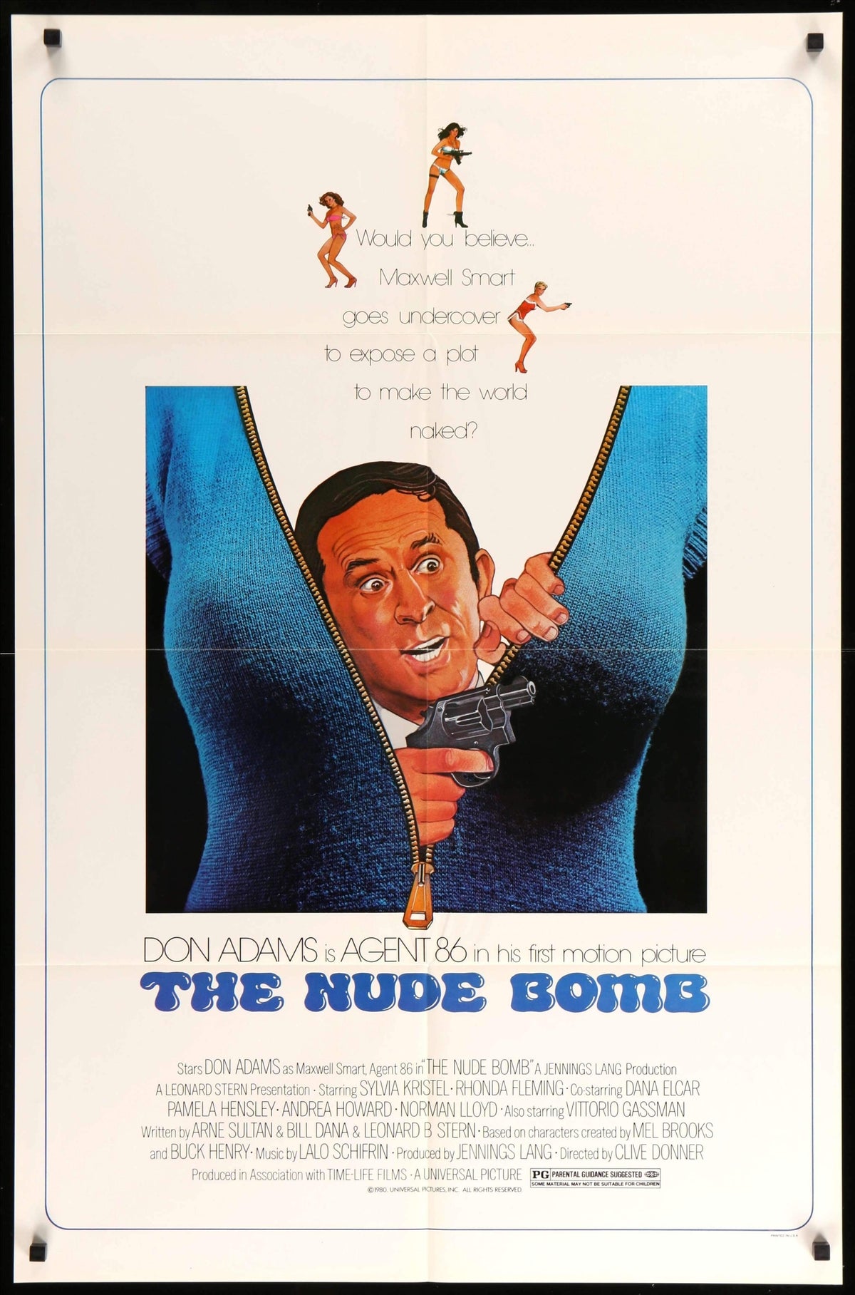 Nude Bomb (1980) original movie poster for sale at Original Film Art - Vintage Movie Posters
