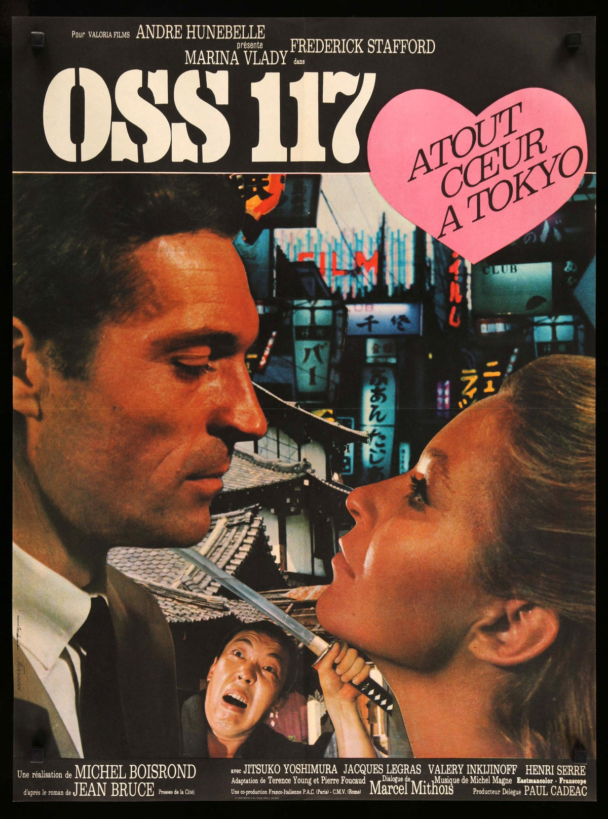 O.S.S. 117 - Terror in Tokyo (1966) original movie poster for sale at Original Film Art - Vintage Movie Posters
