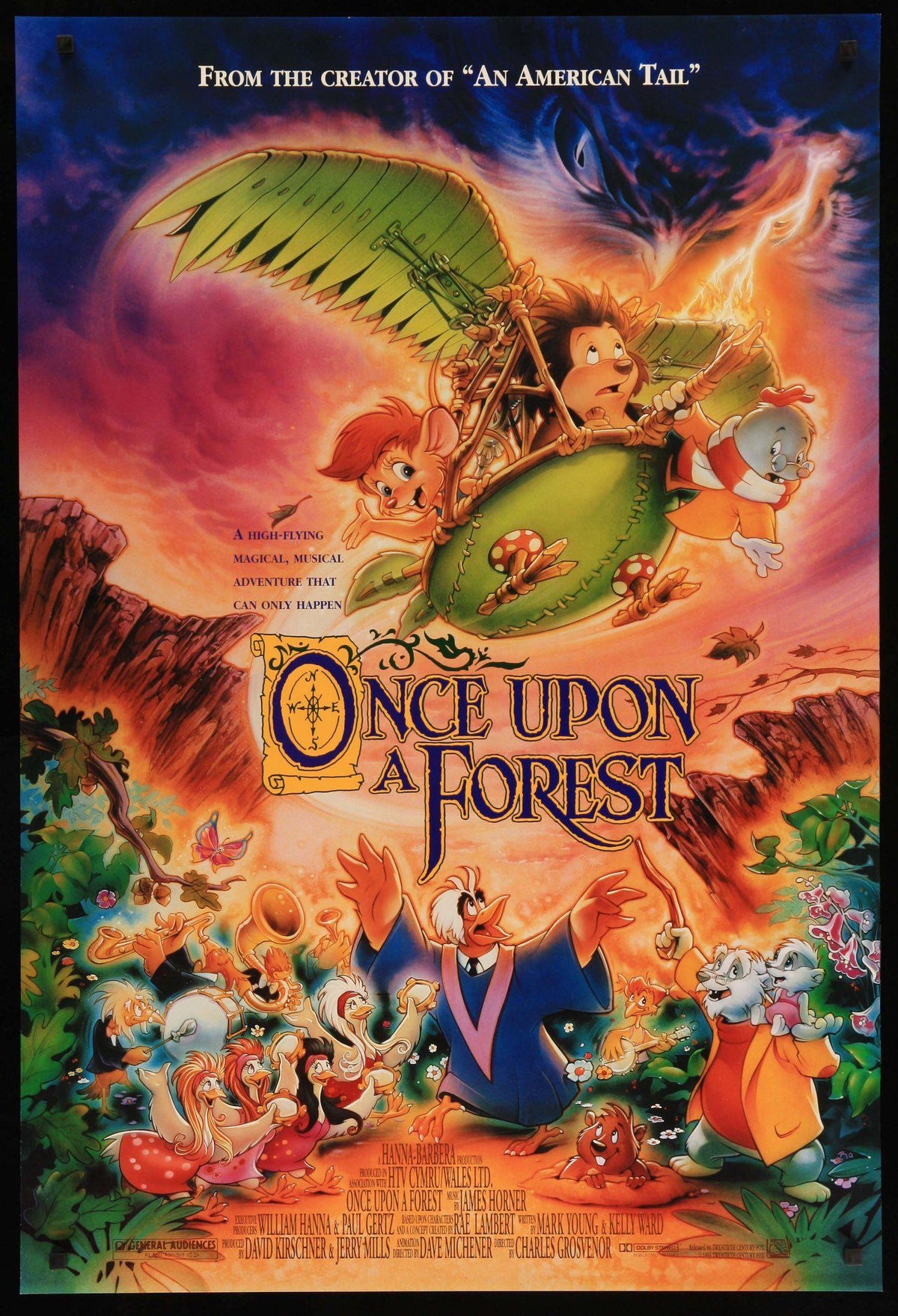 Once Upon a Forest (1993) original movie poster for sale at Original Film Art - Vintage Movie Posters