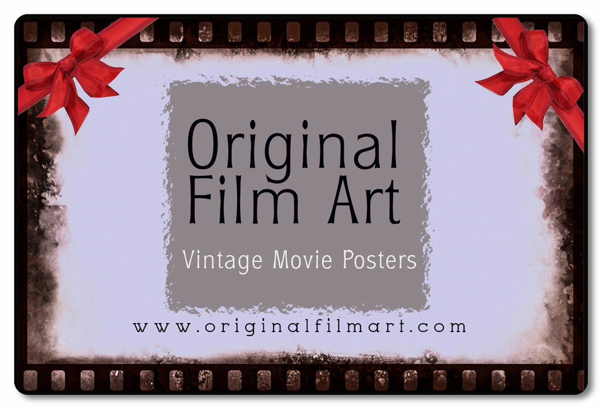 $1000 Gift Card original movie poster for sale at Original Film Art - Vintage Movie Posters