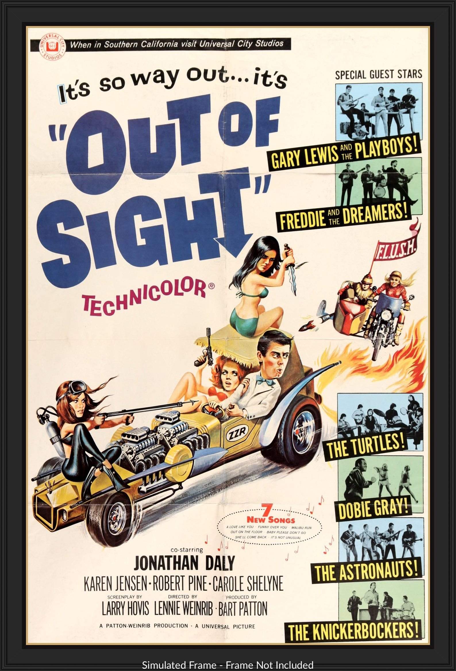 Out of Sight (1966) original movie poster for sale at Original Film Art - Vintage Movie Posters