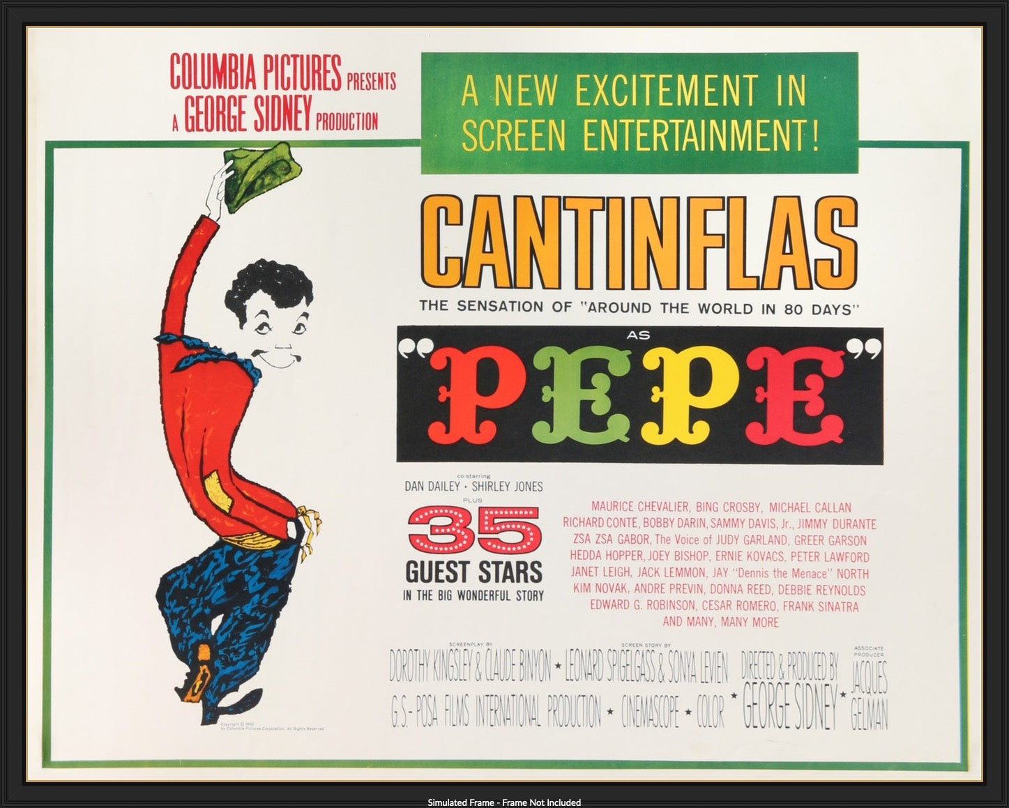 Pepe (1960) original movie poster for sale at Original Film Art - Vintage Movie Posters