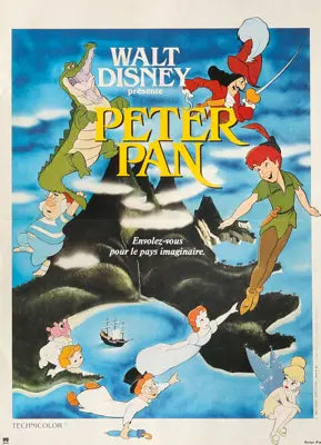 Peter Pan (1953) original movie poster for sale at Original Film Art