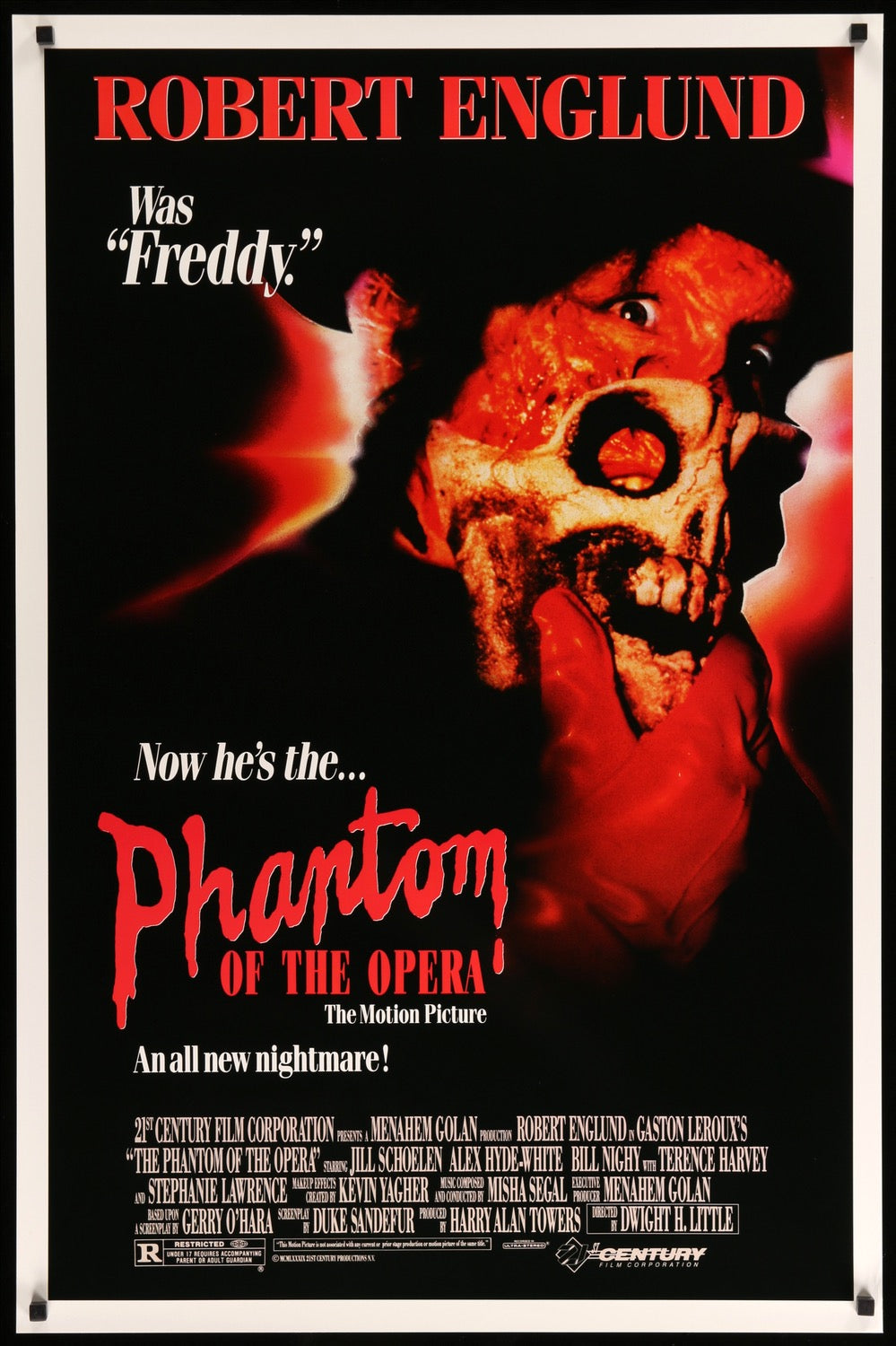 Phantom of the Opera (1989) original movie poster for sale at Original Film Art - Vintage Movie Posters