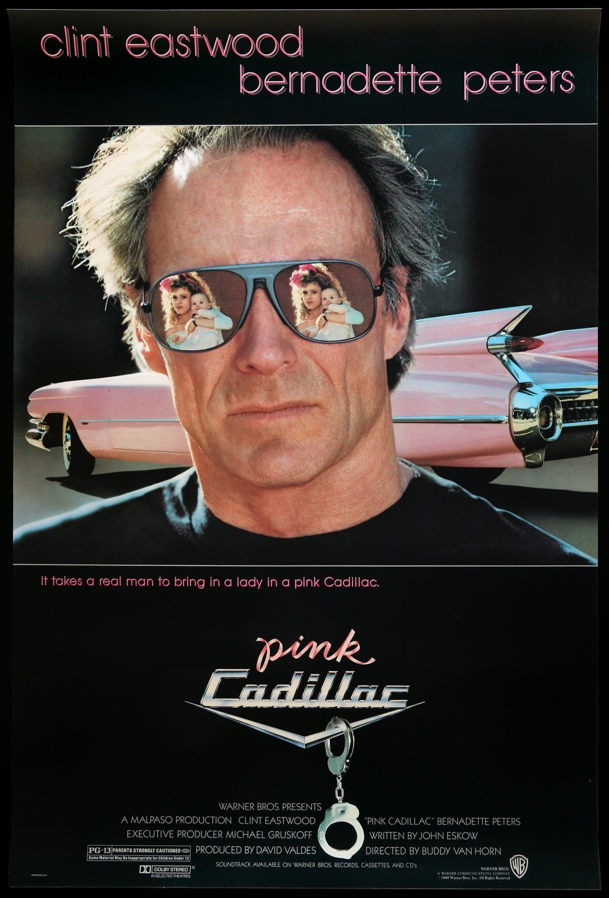 Pink Cadillac (1989) original movie poster for sale at Original Film Art - Vintage Movie Posters