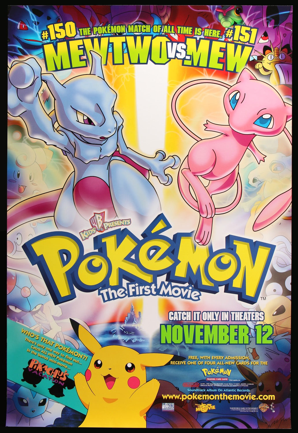 Pokemon the First Movie (1999) original movie poster for sale at Original Film Art - Vintage Movie Posters
