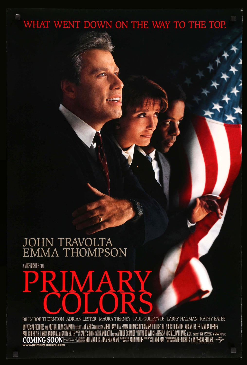 Primary Colors (1998) original movie poster for sale at Original Film Art - Vintage Movie Posters