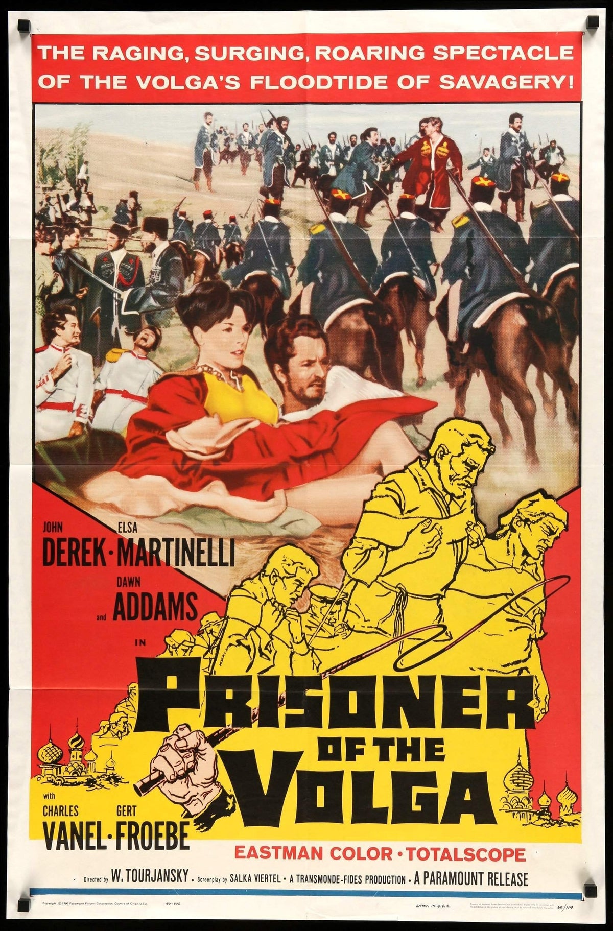 Prisoner of the Volga (1959) original movie poster for sale at Original Film Art