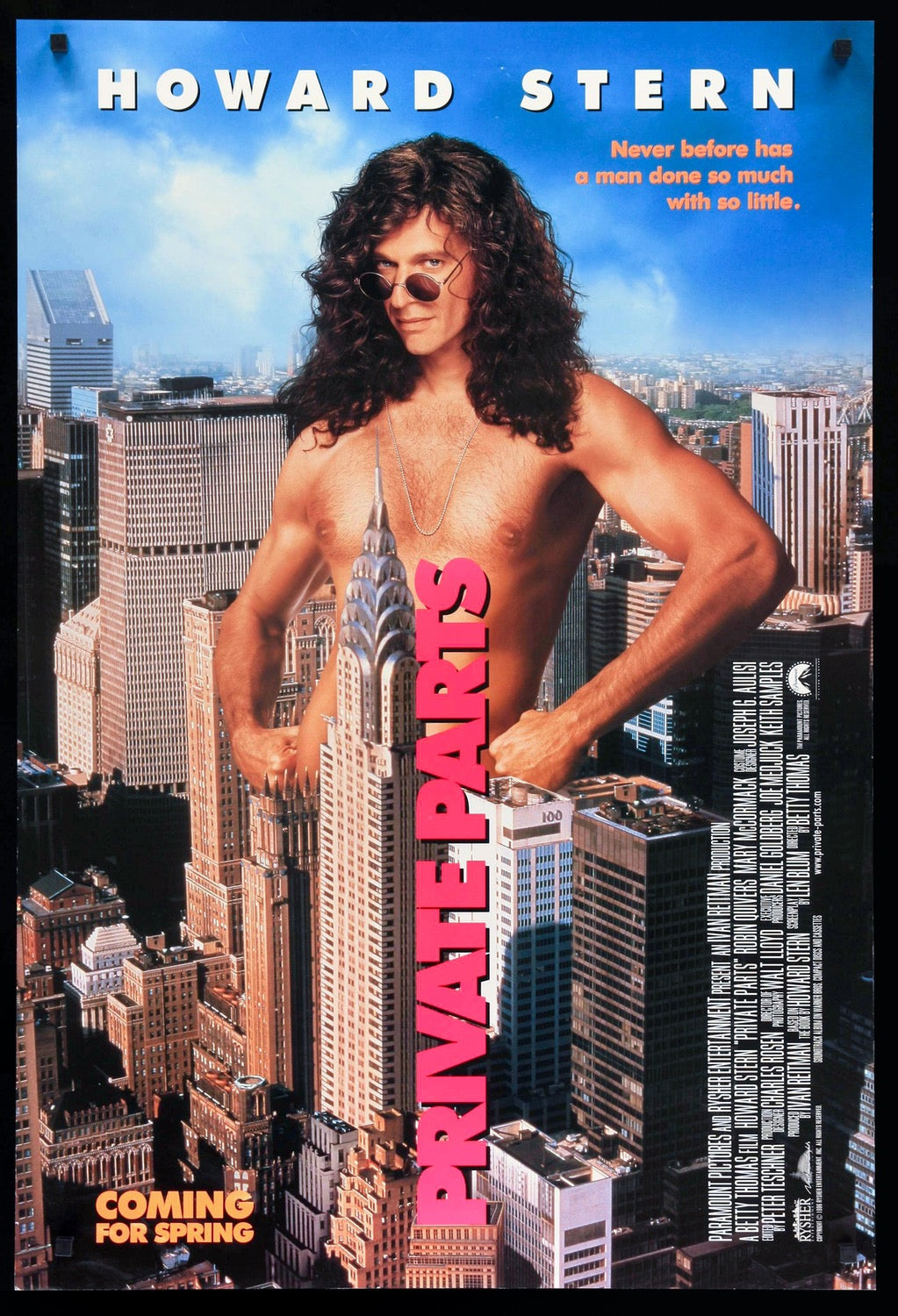 Private Parts (1996) original movie poster for sale at Original Film Art