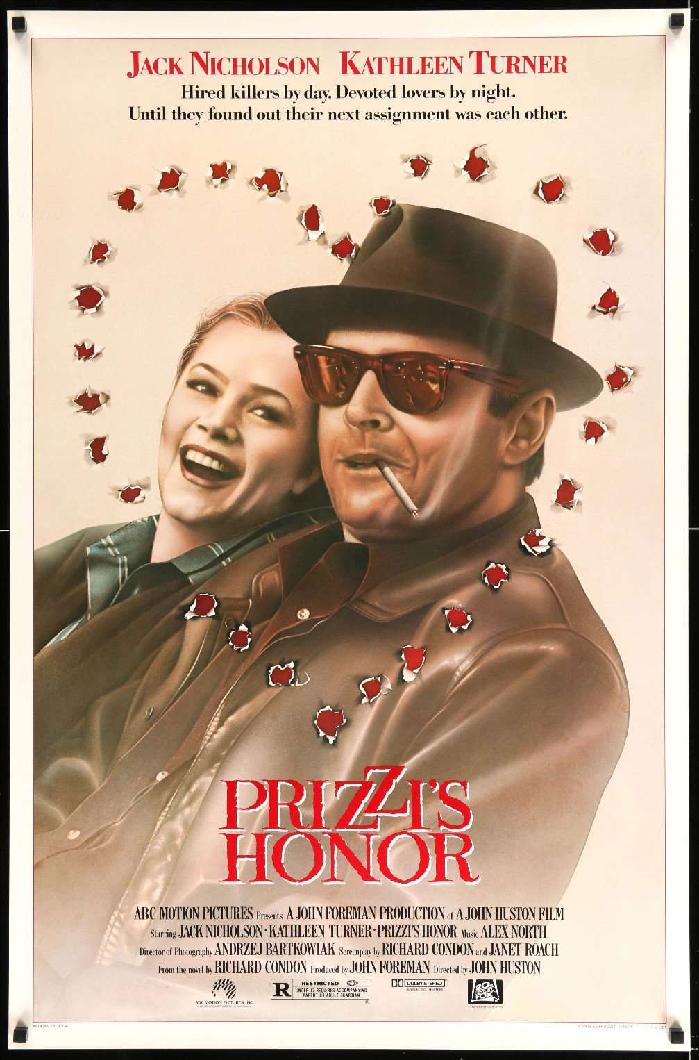 Prizzi&#39;s Honor (1985) original movie poster for sale at Original Film Art - Vintage Movie Posters