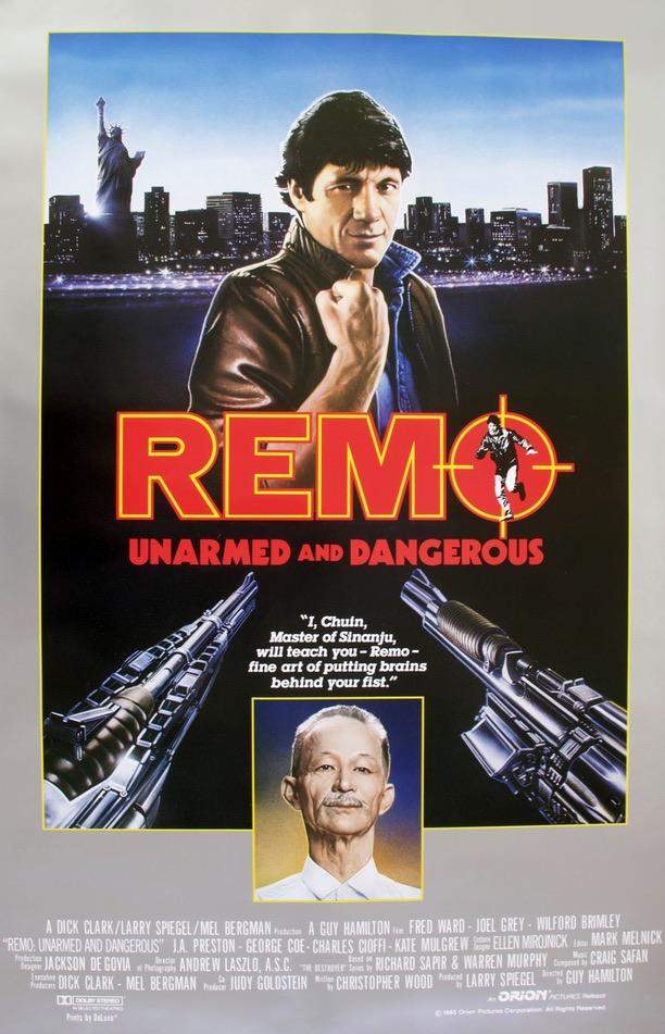 Remo Williams: The Adventure Begins (1985) original movie poster for sale at Original Film Art - Vintage Movie Posters