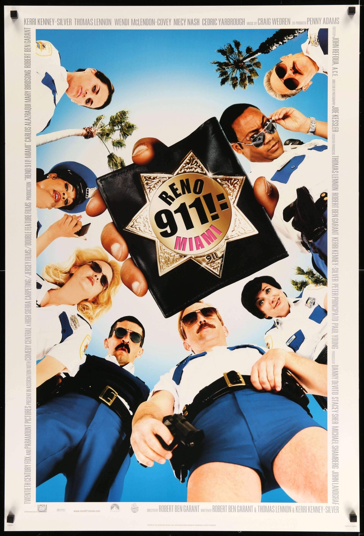 Reno 911!: Miami (2007) original movie poster for sale at Original Film Art - Vintage Movie Posters
