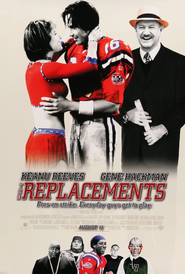 Replacements (2000) original movie poster for sale at Original Film Art - Vintage Movie Posters