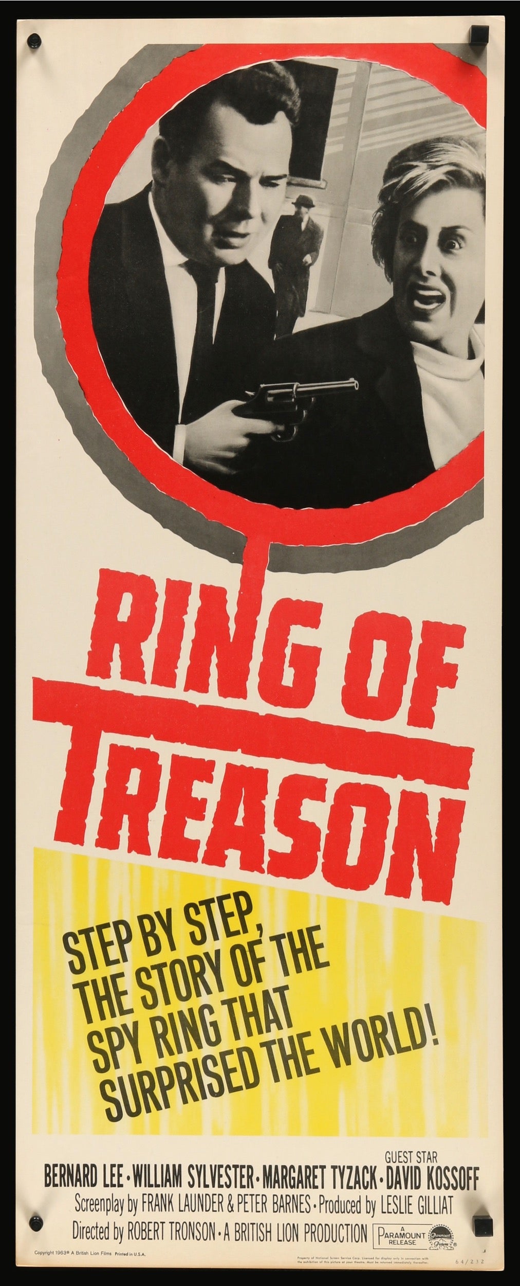 Ring of Treason (1964) original movie poster for sale at Original Film Art - Vintage Movie Posters