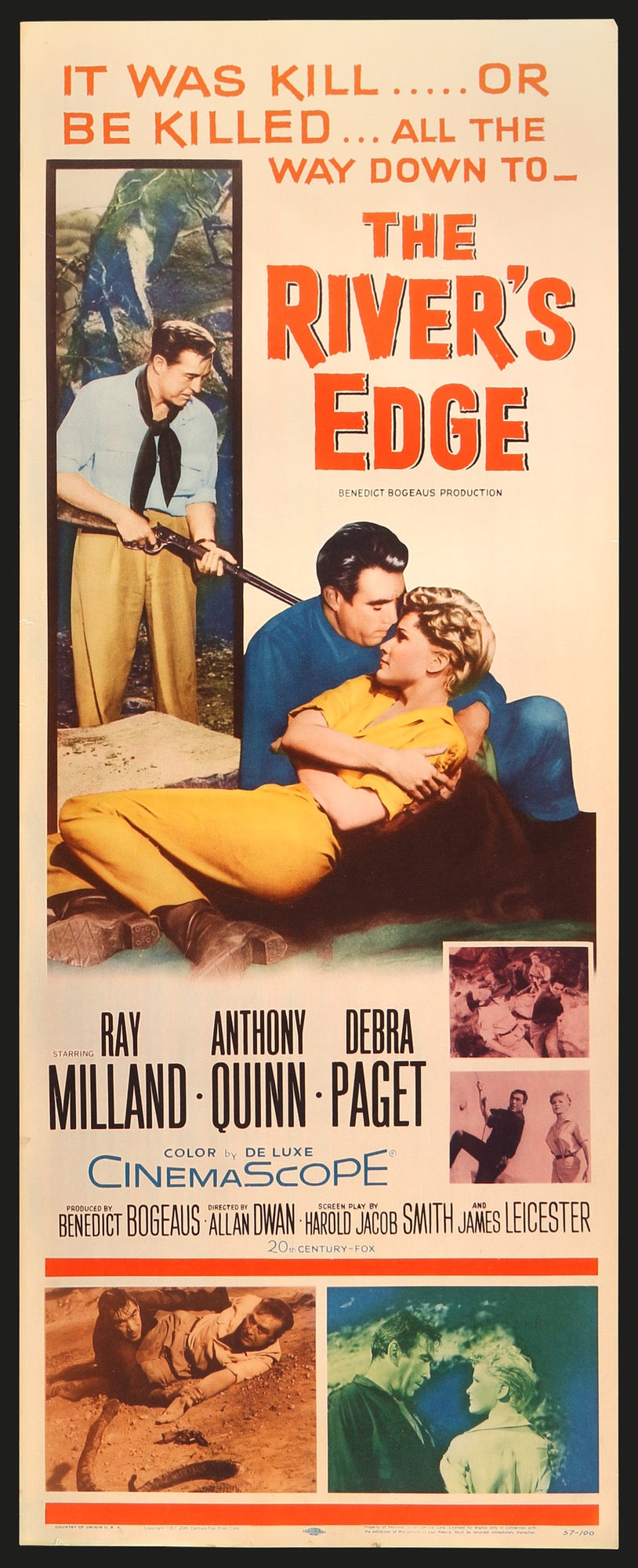 River&#39;s Edge (1957) original movie poster for sale at Original Film Art