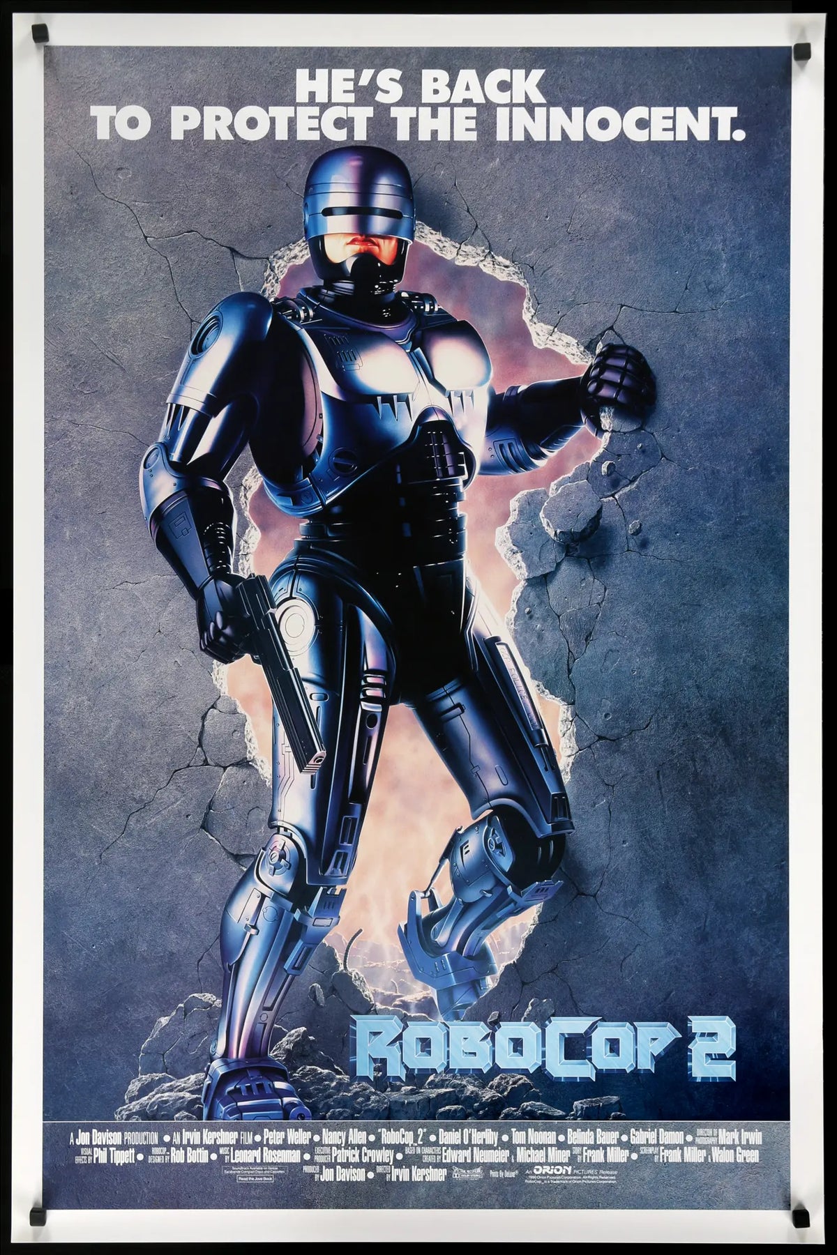 Robocop 2 (1990) original movie poster for sale at Original Film Art - Vintage Movie Posters