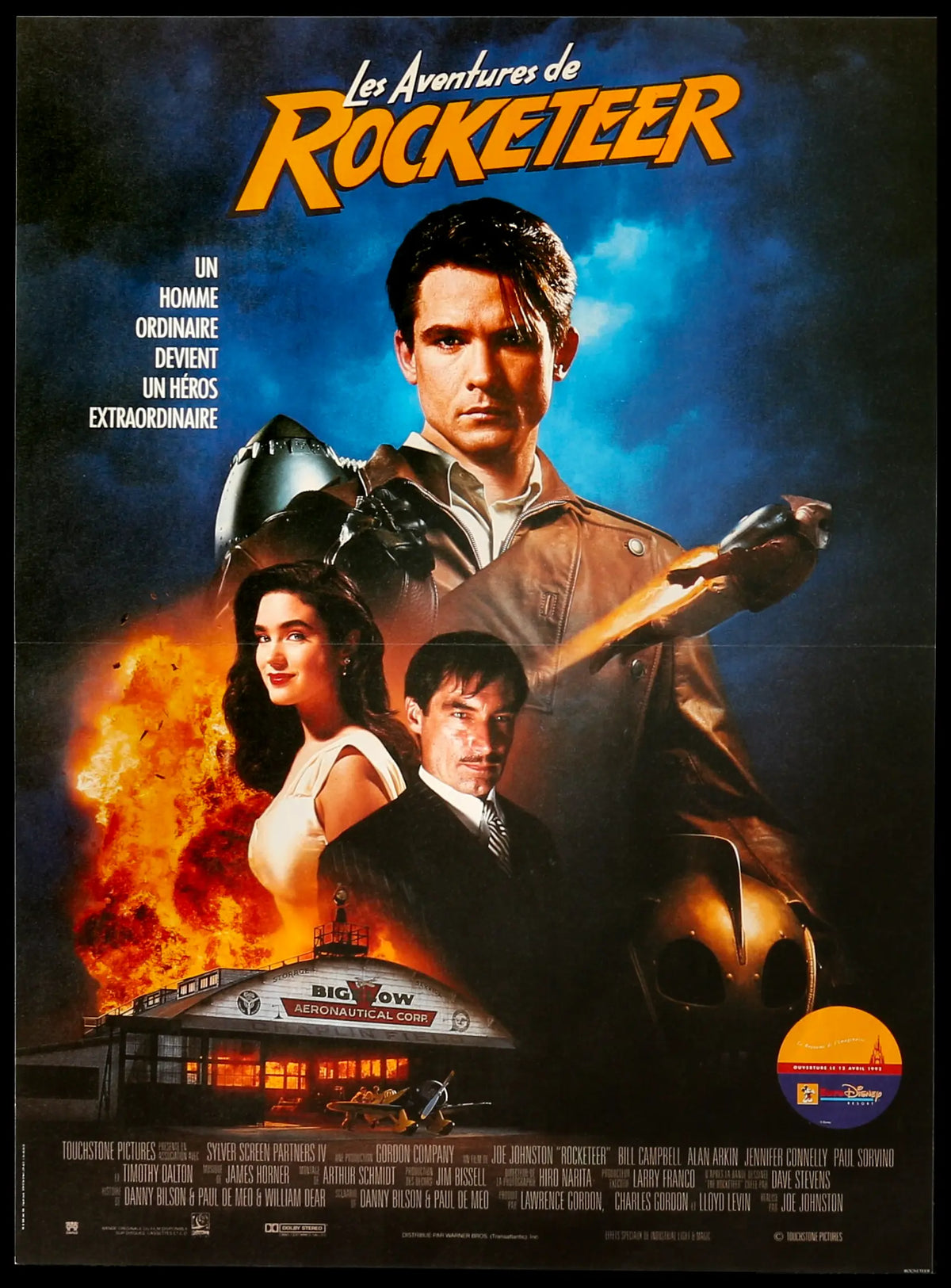 Rocketeer (1991) original movie poster for sale at Original Film Art - Vintage Movie Posters