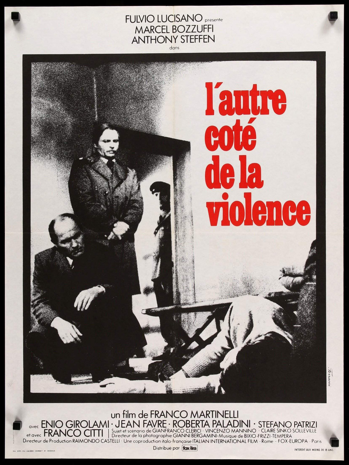 Rome: The Other Side of Violence (1976) original movie poster for sale at Original Film Art
