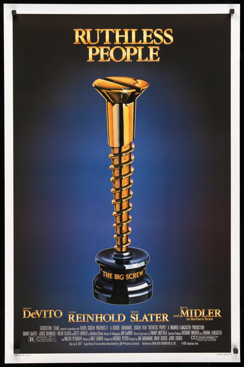 Ruthless People (1986) original movie poster for sale at Original Film Art - Vintage Movie Posters