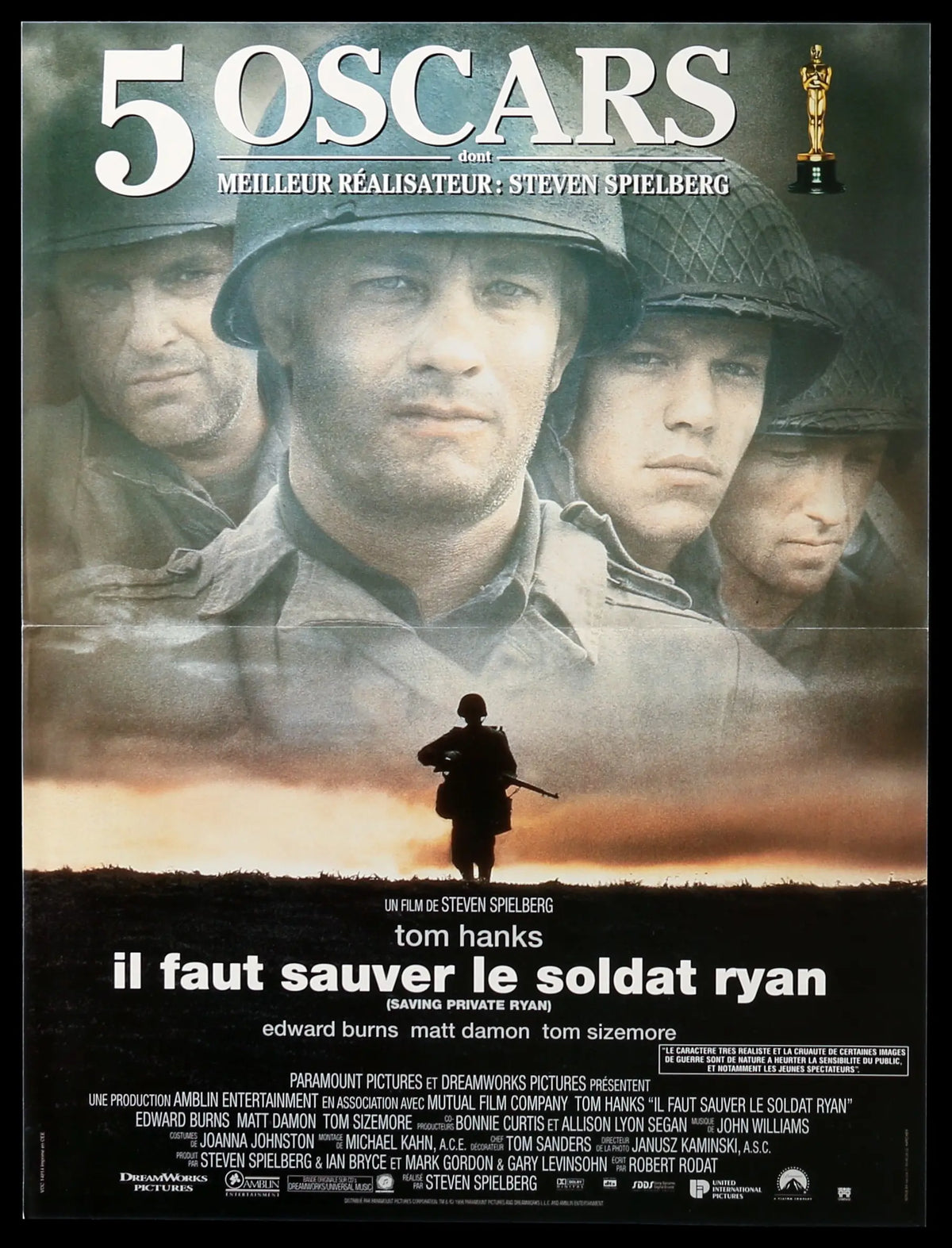 Saving Private Ryan (1998) original movie poster for sale at Original Film Art