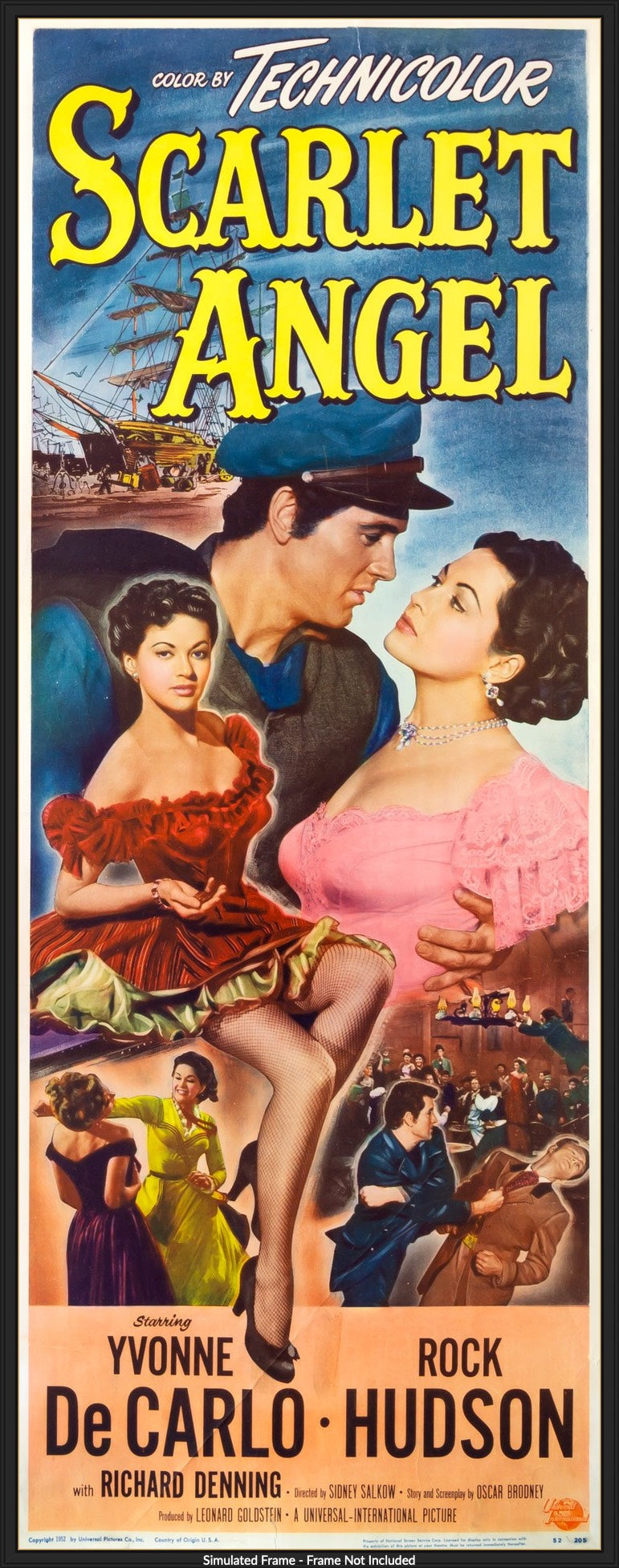 Scarlet Angel (1952) original movie poster for sale at Original Film Art