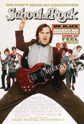 School of Rock (2003) original movie poster for sale at Original Film Art - Vintage Movie Posters