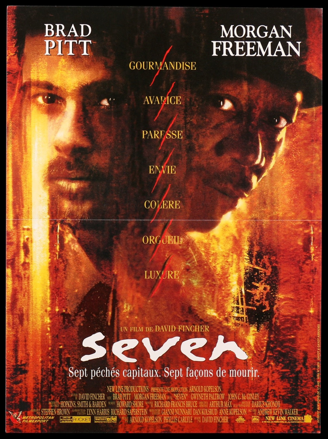 Seven (1995) original movie poster for sale at Original Film Art