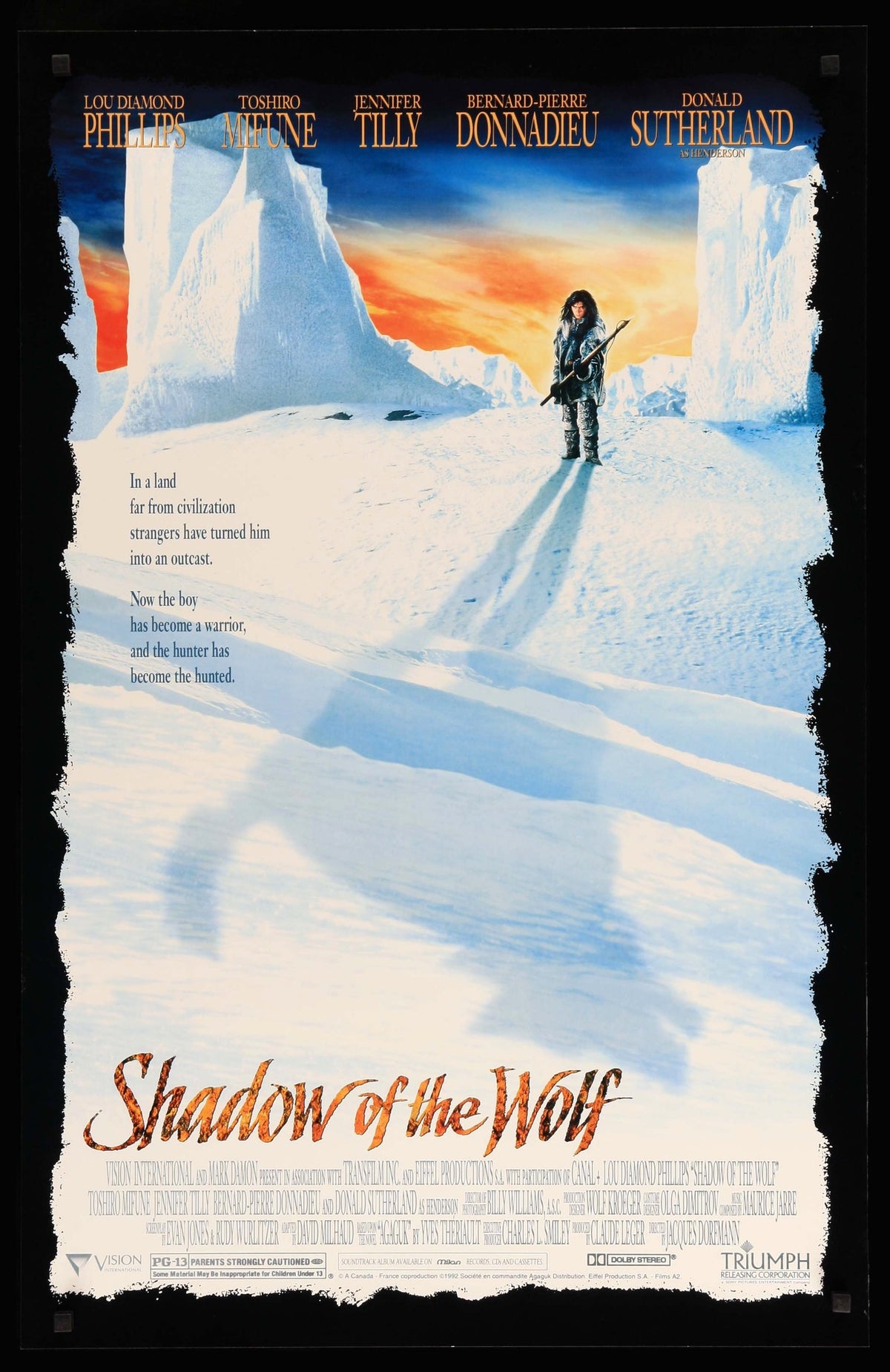 Shadow of the Wolf (1992) original movie poster for sale at Original Film Art - Vintage Movie Posters