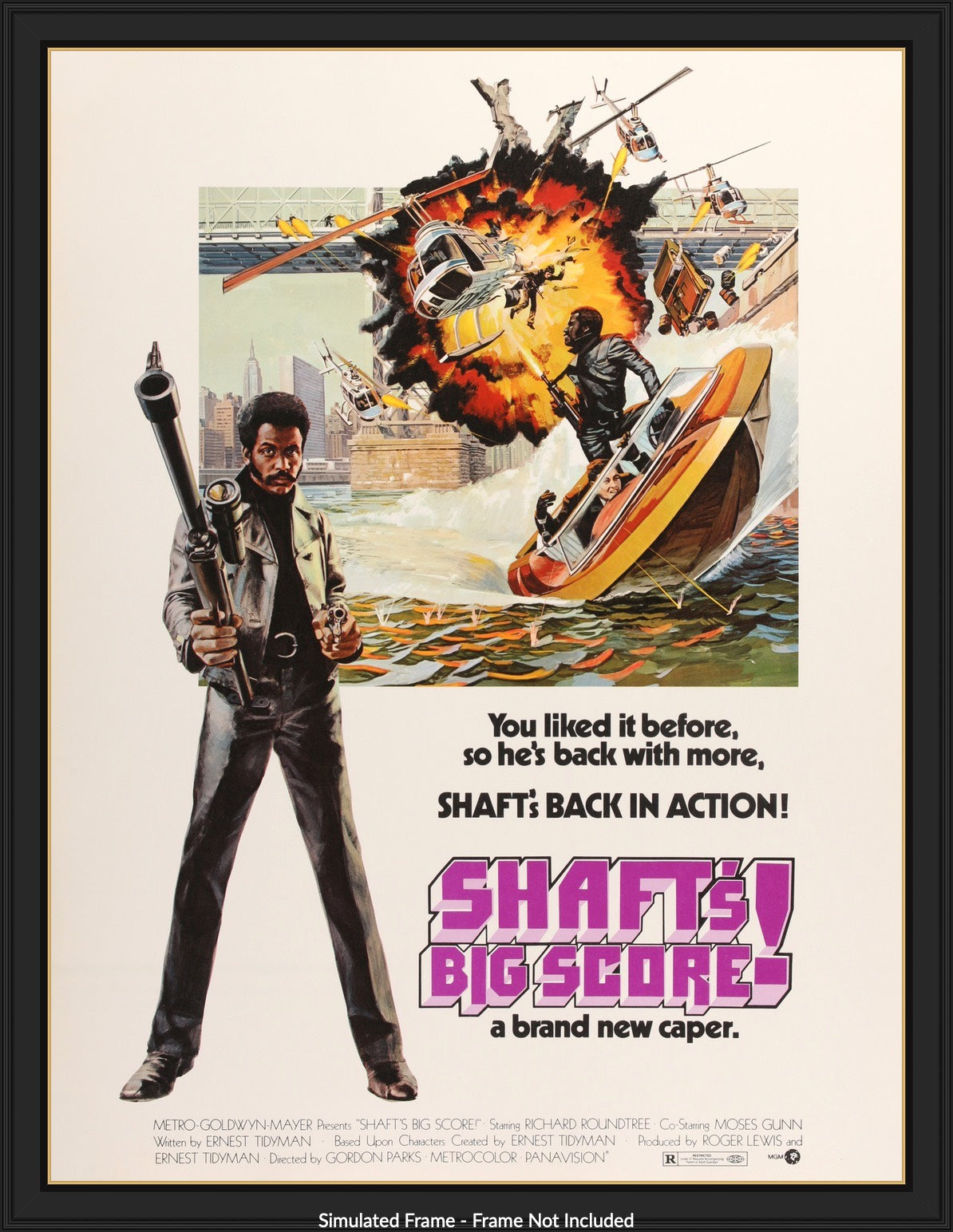 Shaft's Big Score (1972) original movie poster for sale at Original Film Art - Vintage Movie Posters